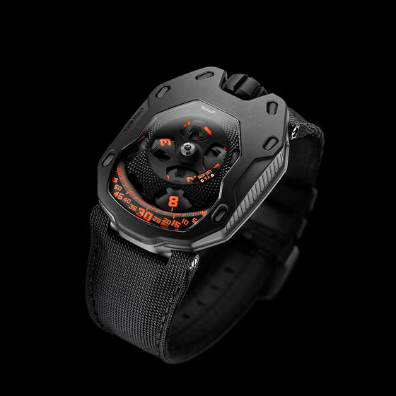 Review Cheap Urwerk UR-105TA CLOCKWORK ORANGE men watch